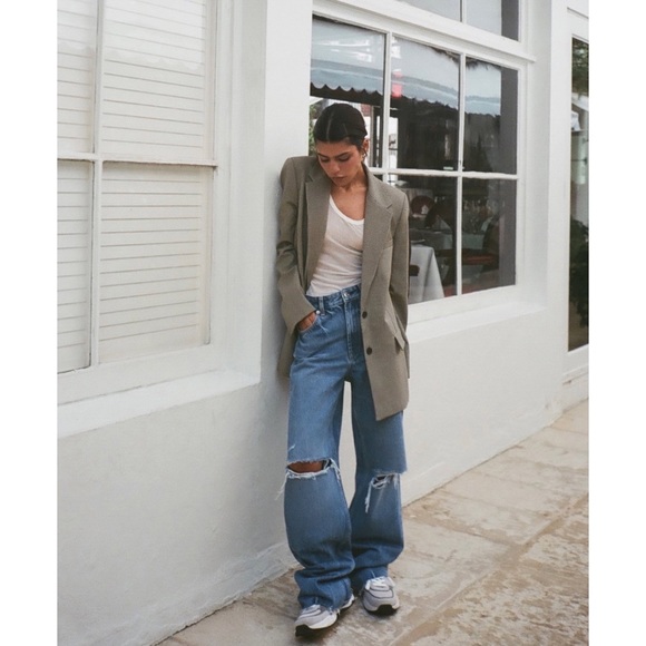 Zara Plaid Blazer - Picture 2 of 7